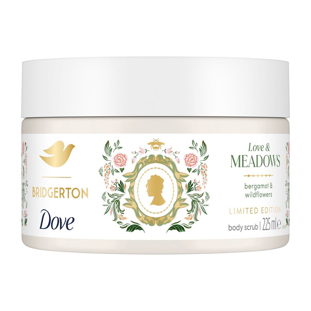 Dove Bridgerton Love & Meadows Body Scrub 225ml