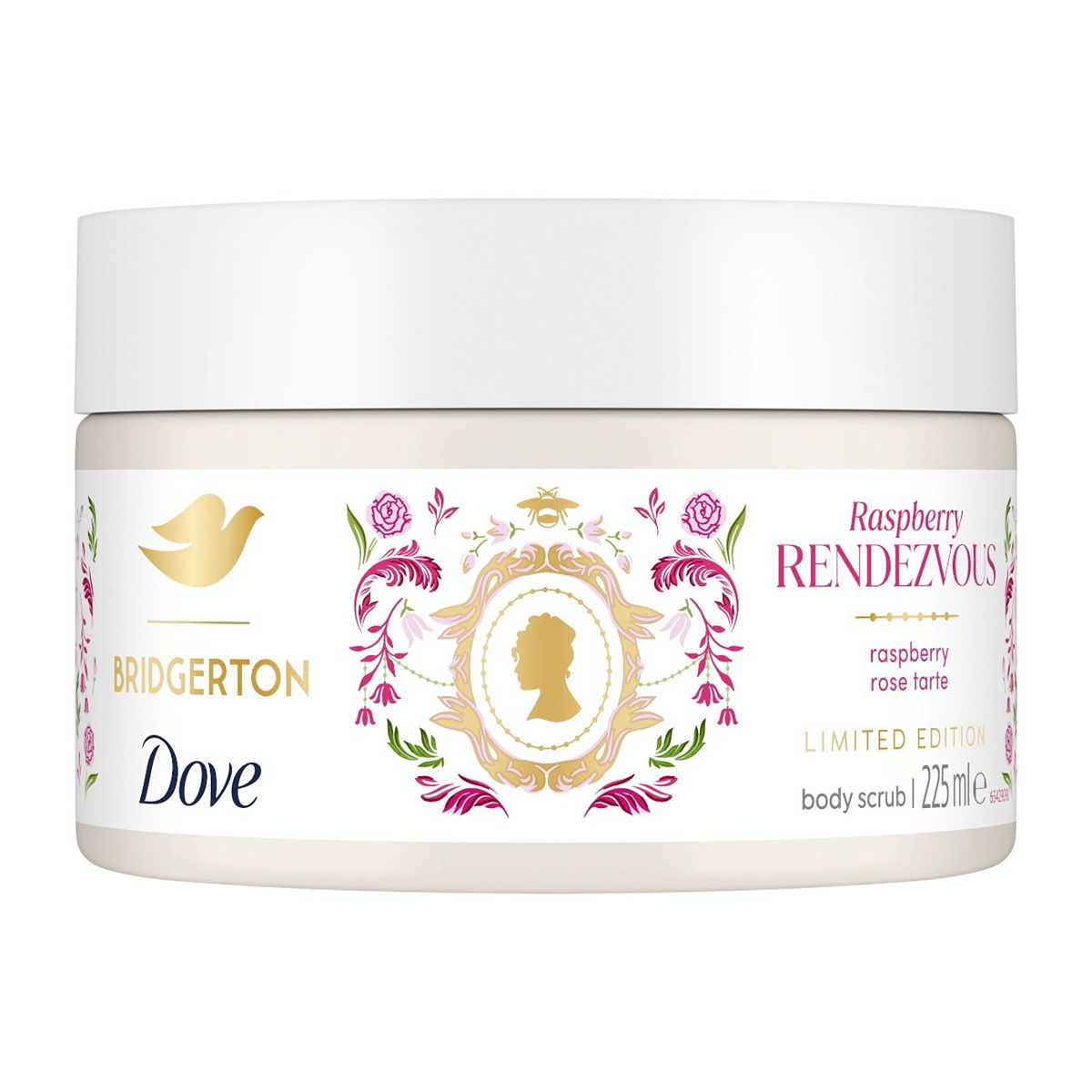 Dove Bridgerton Raspberry Rendezvous Body Scrub 225ml