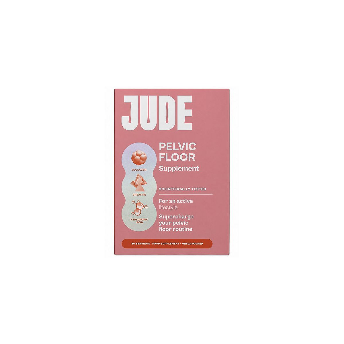 Jude Collagen & Creatine Pelvic Floor Supplements X30 Servings, 255G