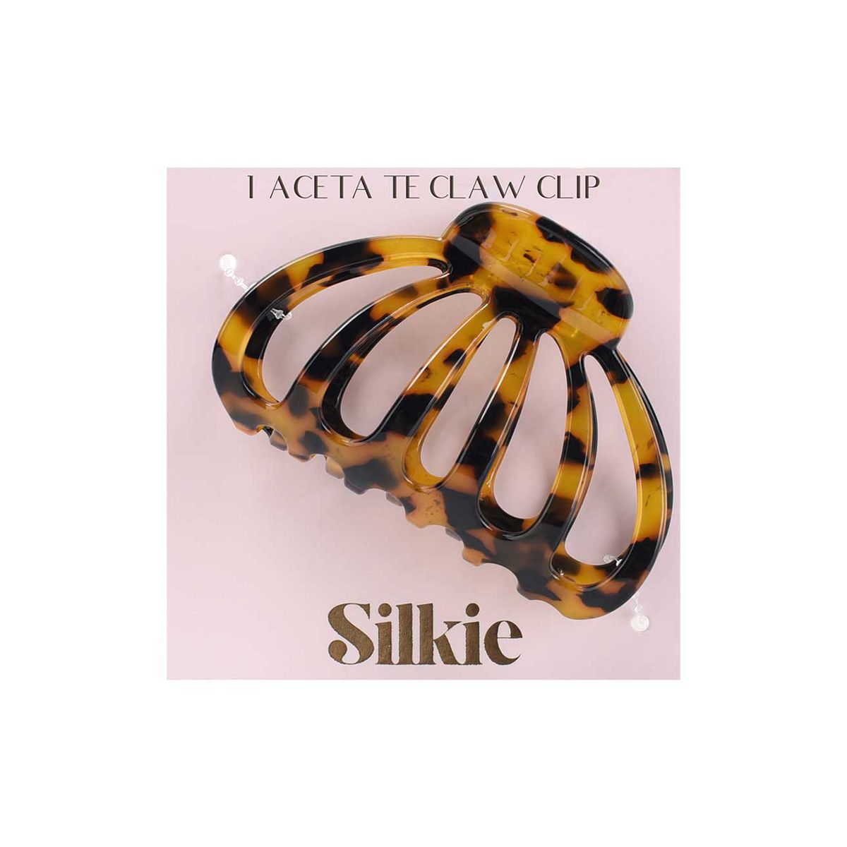 Silkie Acetate Butterfly Claw Hair Clip Honeycomb Multicolor