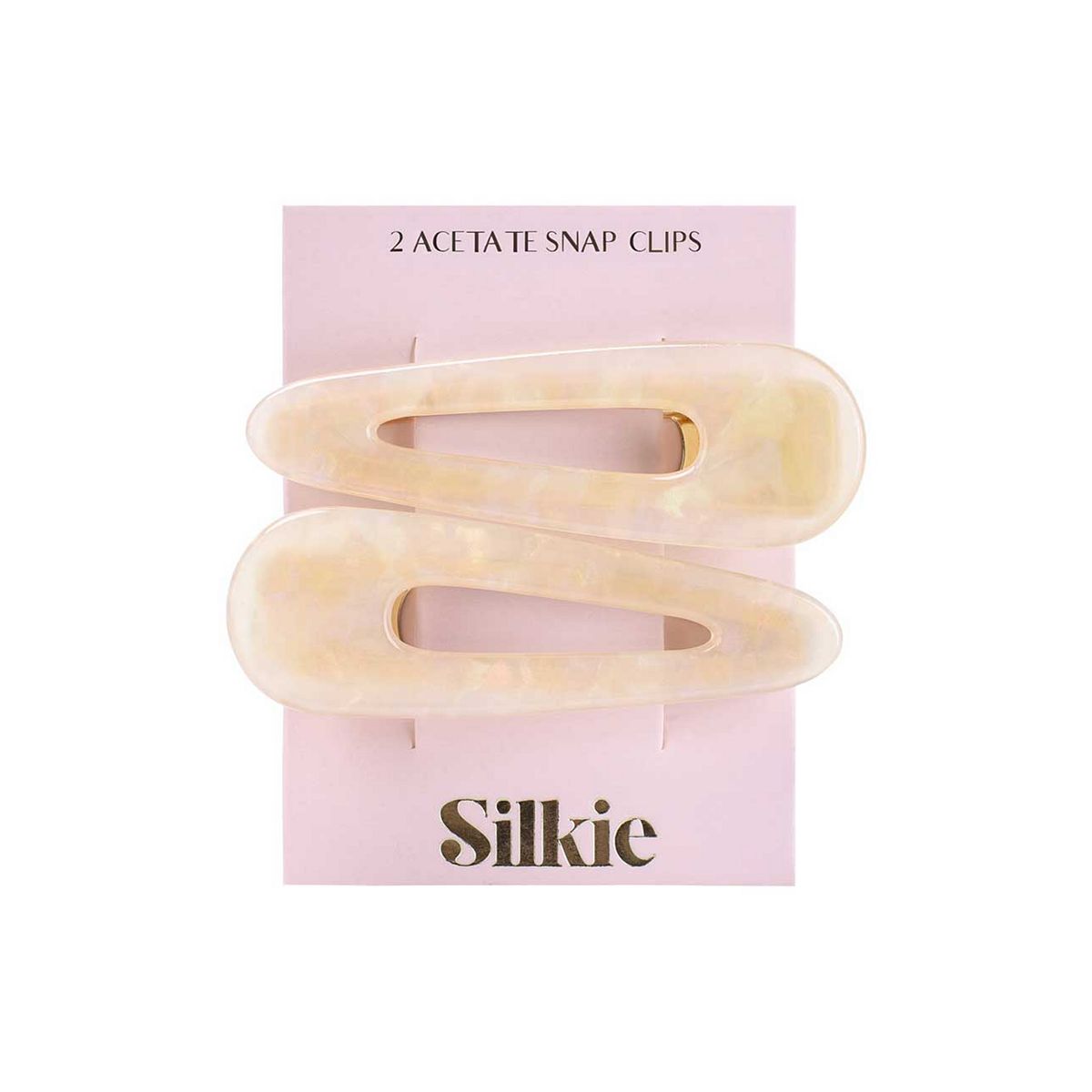 Silkie Acetate Snap Clips Opal Multicolor