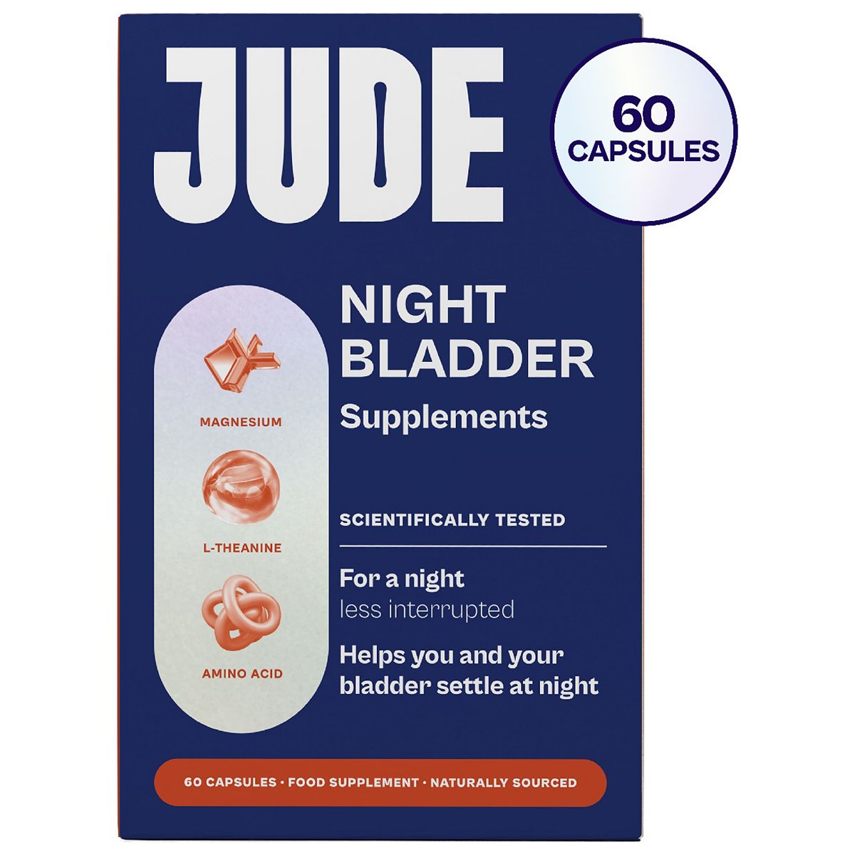 Jude Night Bladder Supplements X60 Capsules