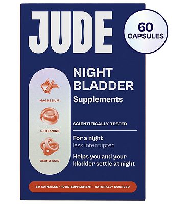Click to view product details and reviews for Jude Night Bladder Supplements X60 Capsules.