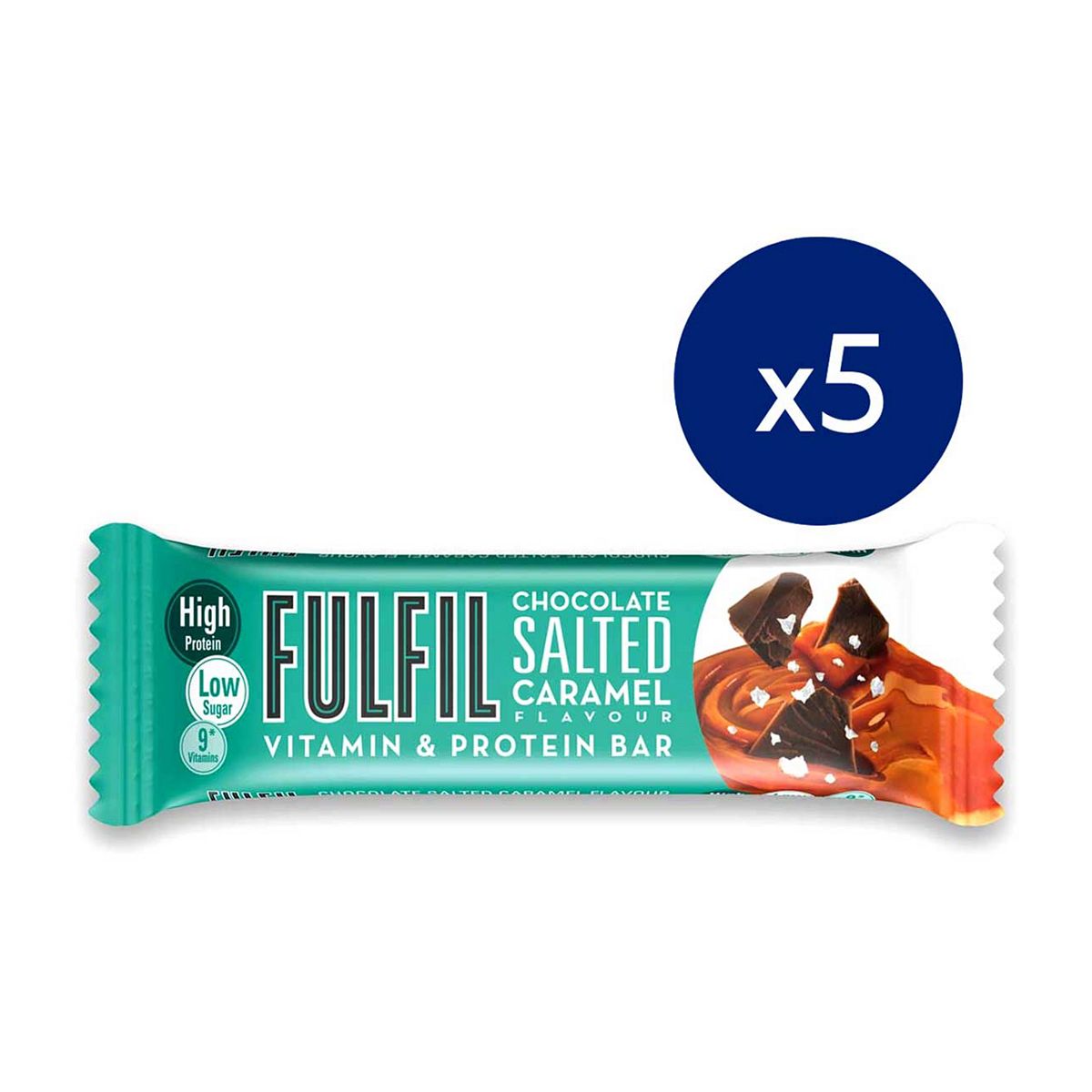 Fulfil Vitamin And Protein Bar Salted Caramel Bundle