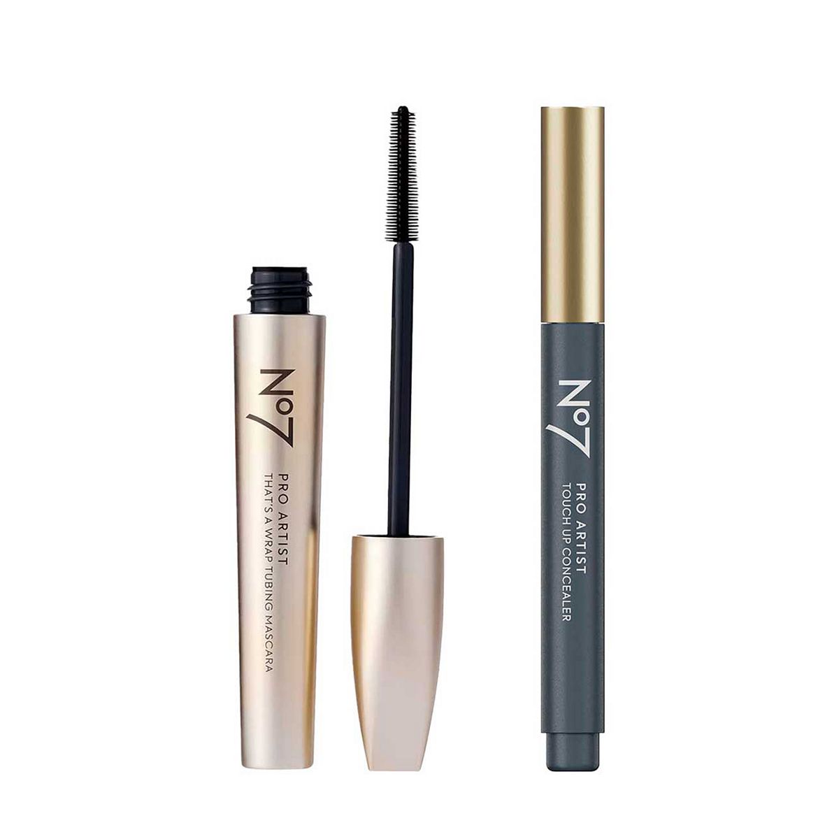 No7 Pro Artist Concealer & Mascara Bundle Shade 1
