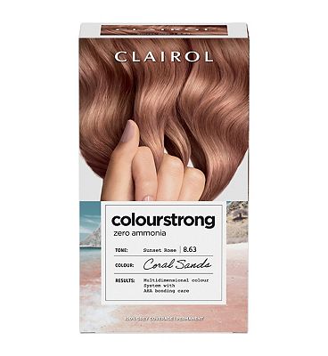 Click to view product details and reviews for Clairol Colour Strong Permanent Hair Dye 199ml 863 Coral Sands.