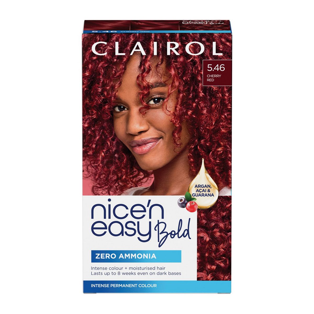 Clairol Nice'n Easy Bold Permanent Hair Dye 164Ml 5.46 Cherry Red