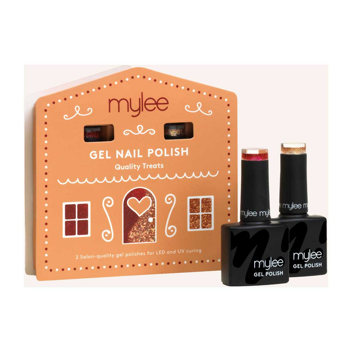 Mylee Gel Nail Polish Duo Quality Treats 2 X 8ml