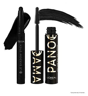 Click to view product details and reviews for Loreal Panorama Mascara All Night Black Midnight Noir Shadow Stick Duo Bundle.