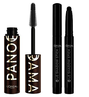 Click to view product details and reviews for Loreal Panorama Mascara Brun Leather Emerald Shadow Stick Duo Bundle.