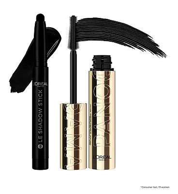 Click to view product details and reviews for Loreal Panorama Mascara Black All Night Black Shadow Stick Duo Bundle.