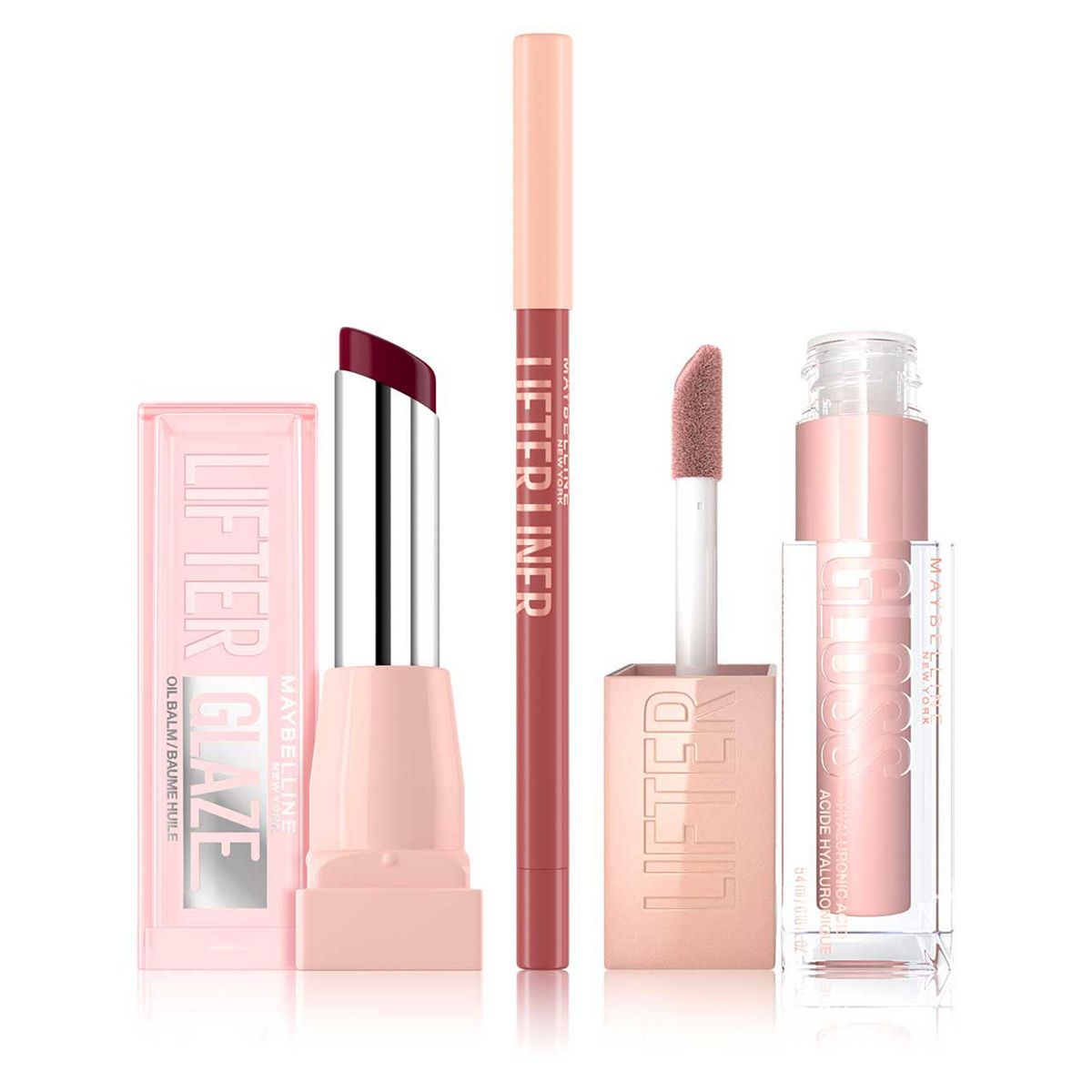 Maybelline Lifter Glaze Lip Oil Acai & Liner Duo Bundle