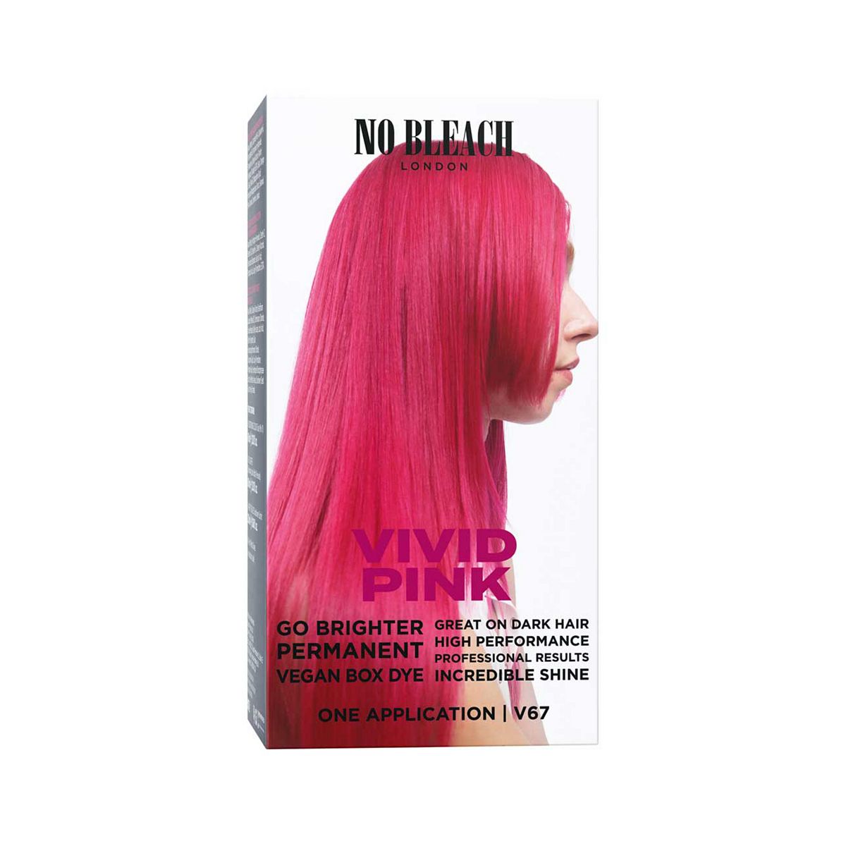 Bleach London No Vivid Pink Permanent Hair Dye Kit