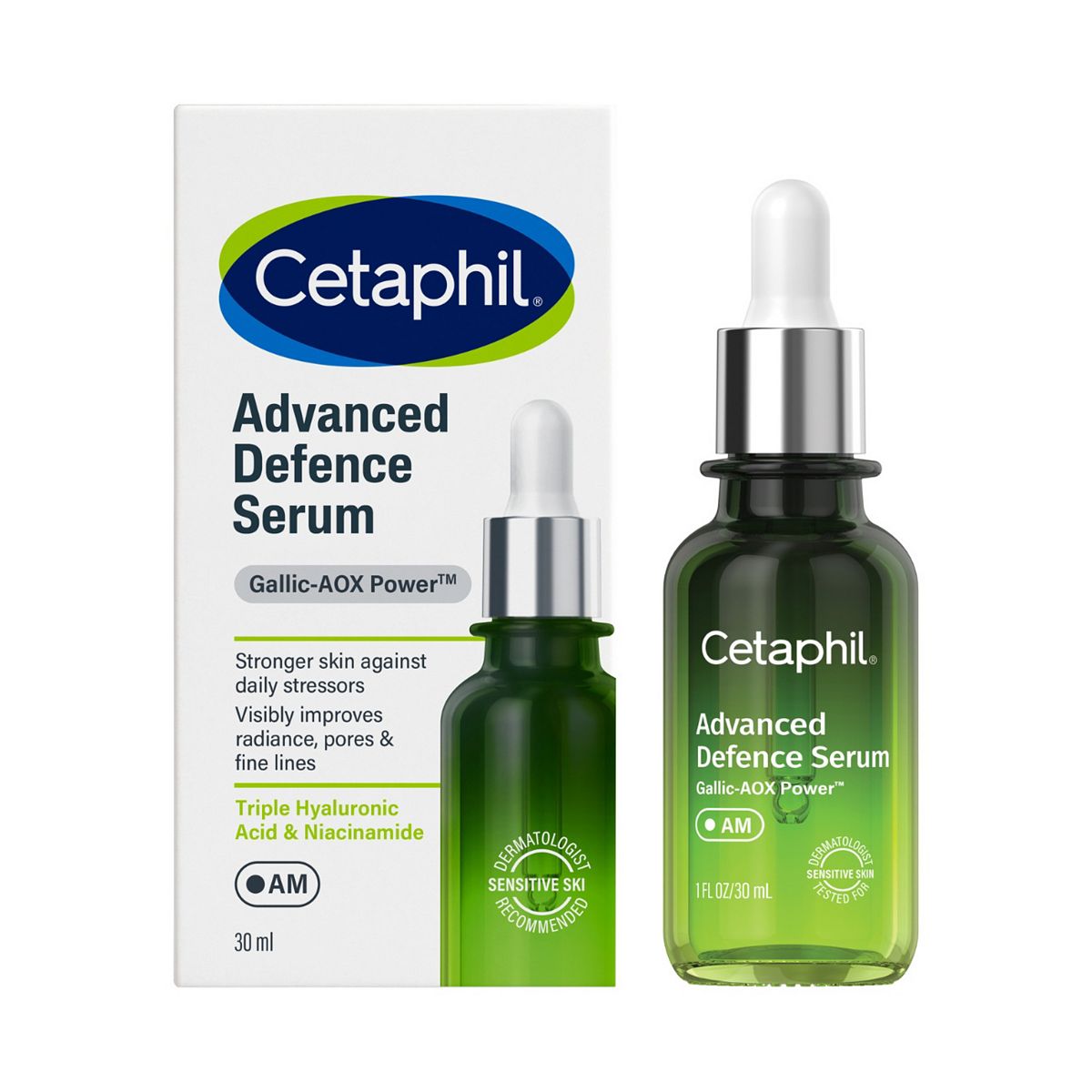 Cetaphil Advanced Defence (Am) Morning Serum With Gallic-Aox Power™, Vitamin C Alternative, 30ml
