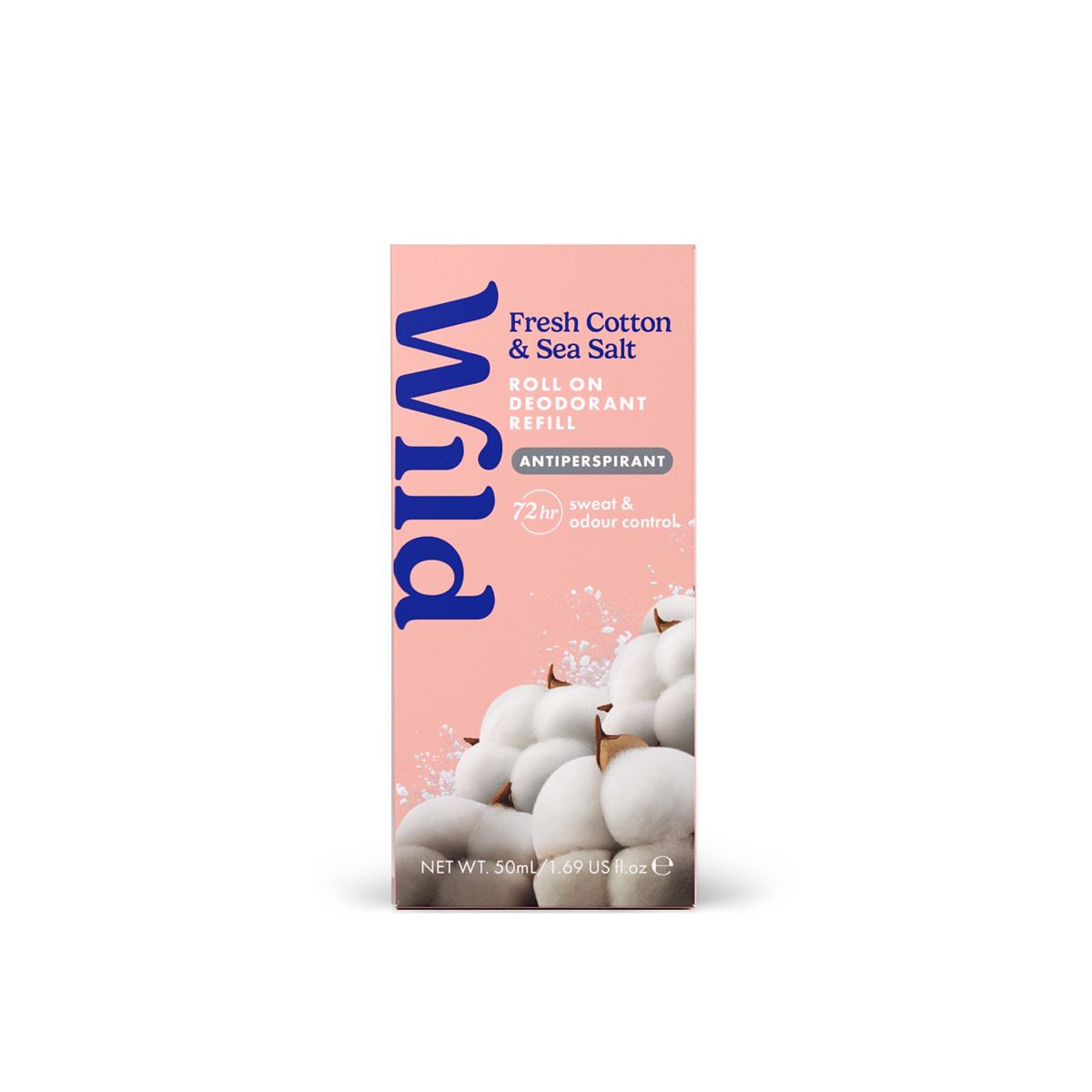Wild Antiperspirant Cotton Roll On Refill 50Ml
