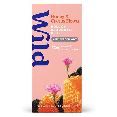 Wild Antiperspirant Honey And Cactus Roll On Refill 50Ml