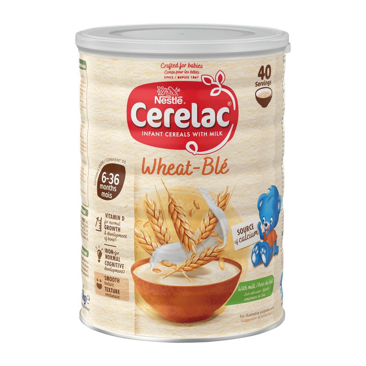 Cerelac Infant Cereals With Milk Wheat 6 Plus Months 1Kg
