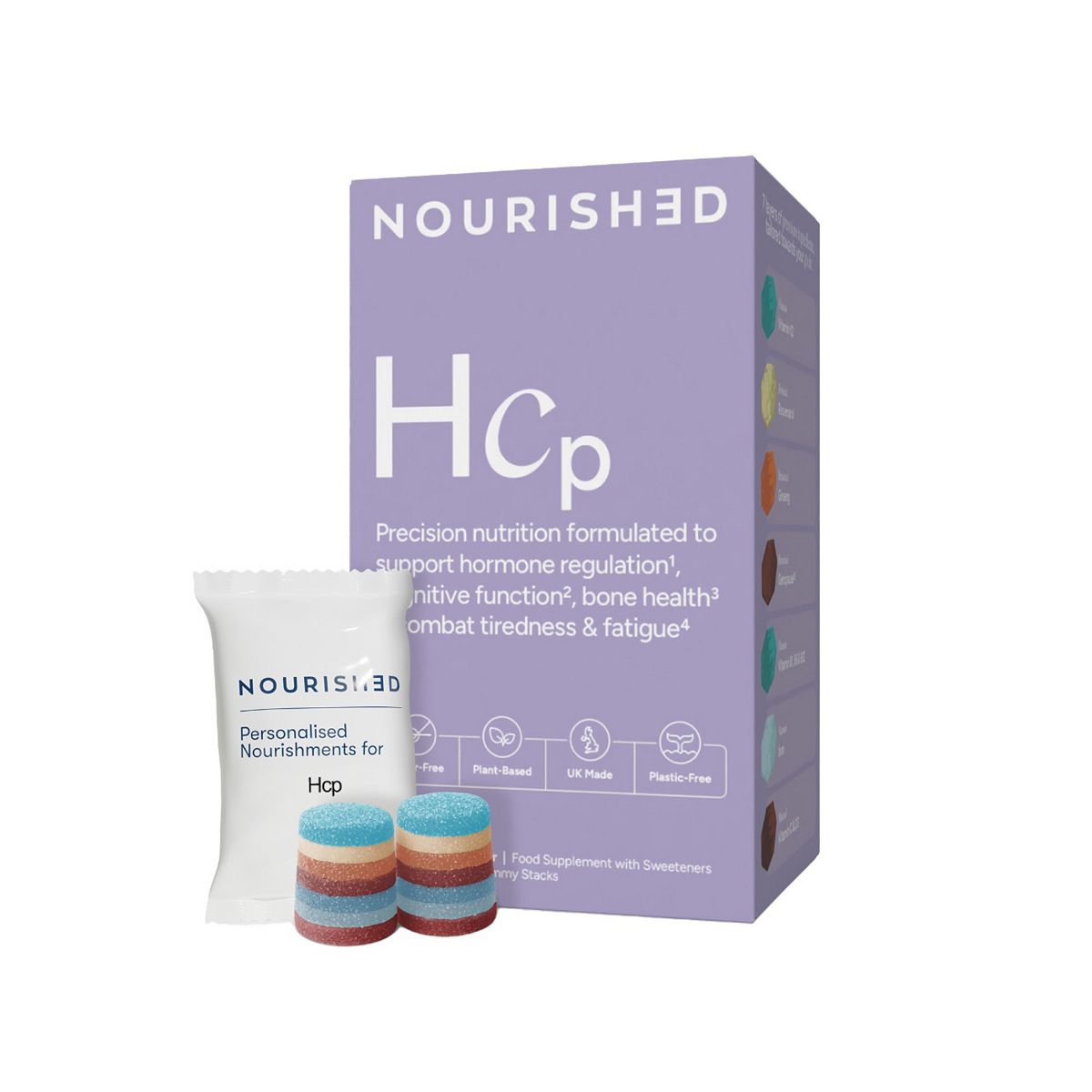Nourished Hcp Nutrient Stacks 30 Gummies