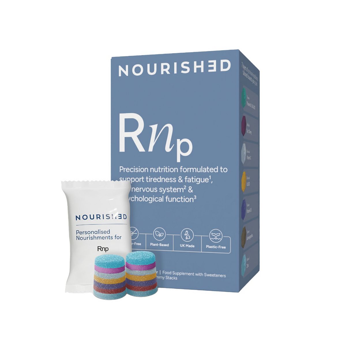 Nourished Rnp Nutrient Stacks 30 Gummies