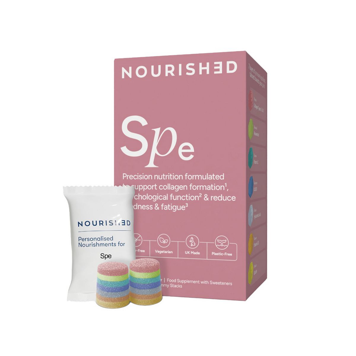 Nourished Spe Nutrient Stacks 30 Gummies