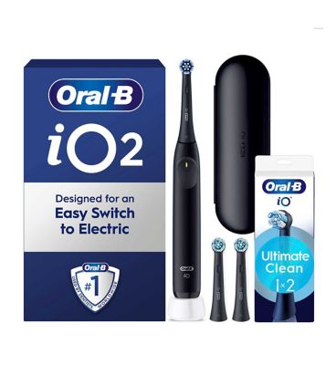 Oral-B iO2 Night Black Electric Toothbrush + Travel Case & iO