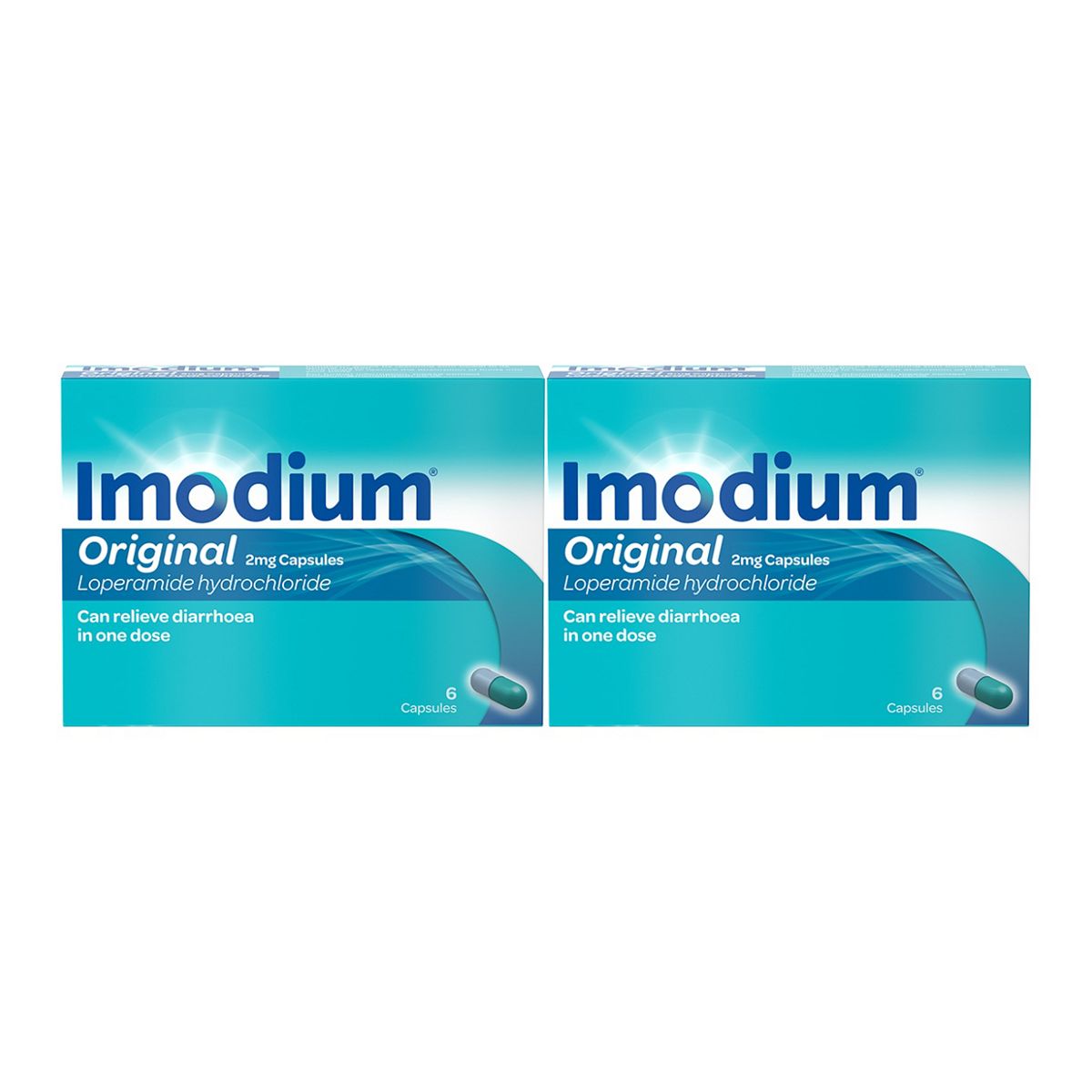 Imodium Originals Bundle - 2 X 6 Capsules