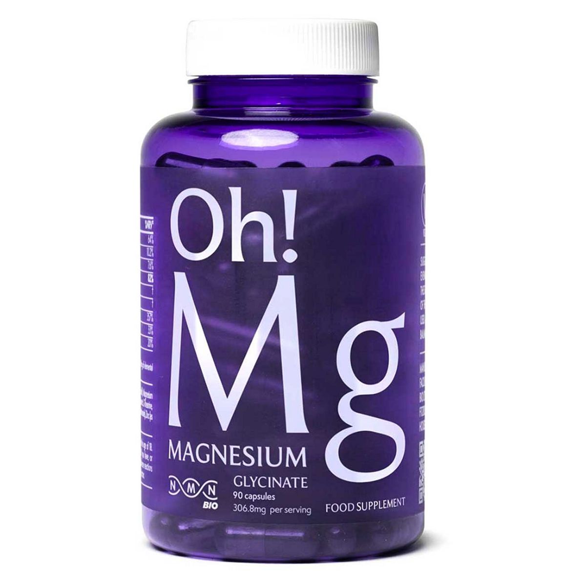 Nmn Bio Oh Mg Magnesium Glycinate 306.8Mg 90 Capsules