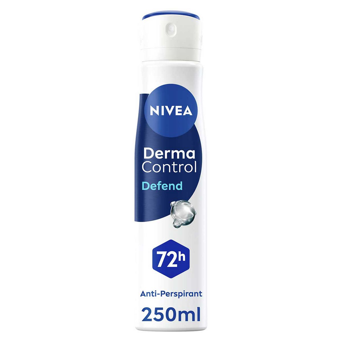 Nivea Derma Control Defend Extra Comfort 72H Anti-Perspirant Deodorant Spray250 Ml, 250Ml