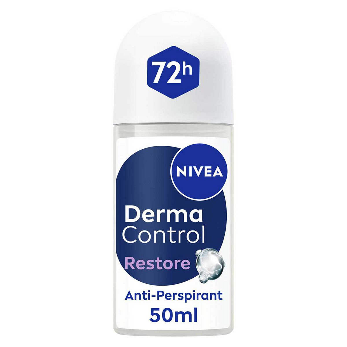Nivea Derma Control Restore Sensitive Skin 72H Deodorant Roll On 50Ml