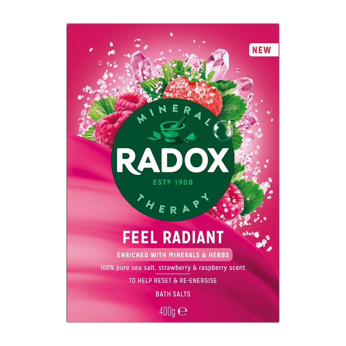 Radox Mineral Therapy Feel Radiant Bath Salts 400g