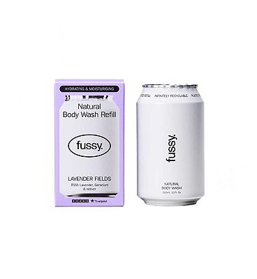 Fussy Natural Body Wash Refill Lavender Fields 320Ml