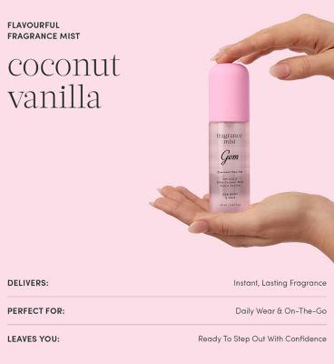 Gem Fragrance Body Mist Coconut Vanilla 90ml (5)