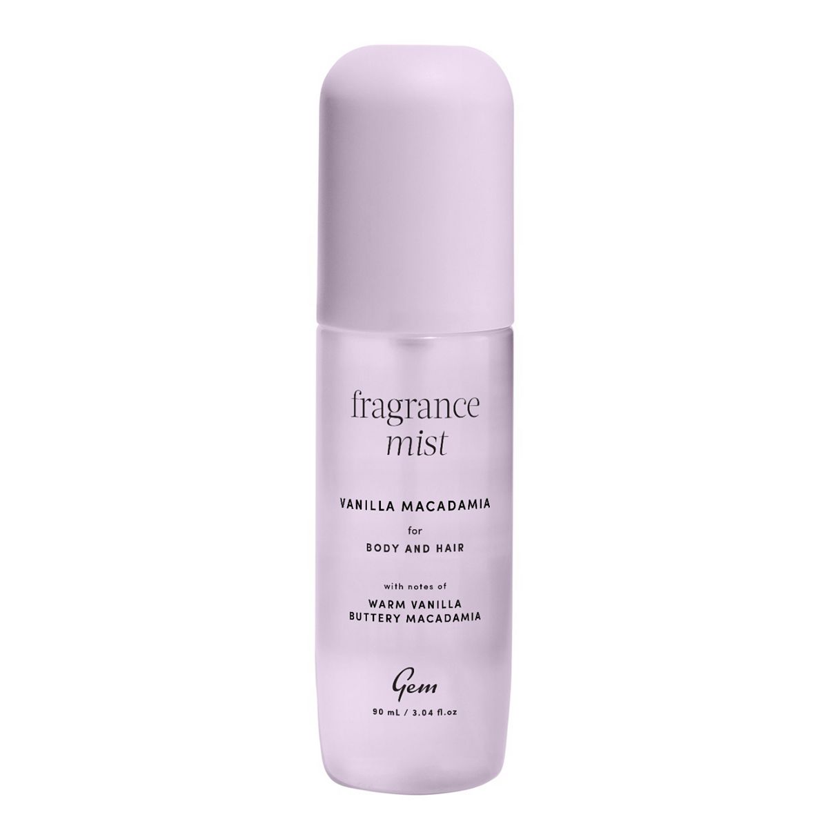 Gem Fragrance Body Mist Vanilla Macadamia 90Ml