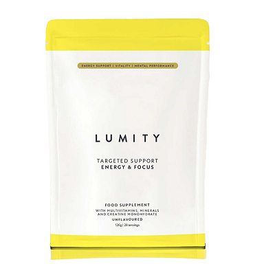 Click to view product details and reviews for Lumity Energy Powder 14 Sachets 45g Each.