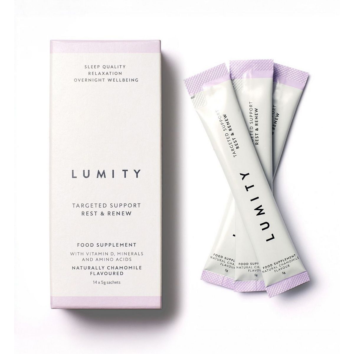 Lumity Rest & Renew Powder - 14 Sachets (5G Each)