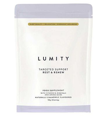 Click to view product details and reviews for Lumity Rest Renew Powder 14 Sachets 5g Each.