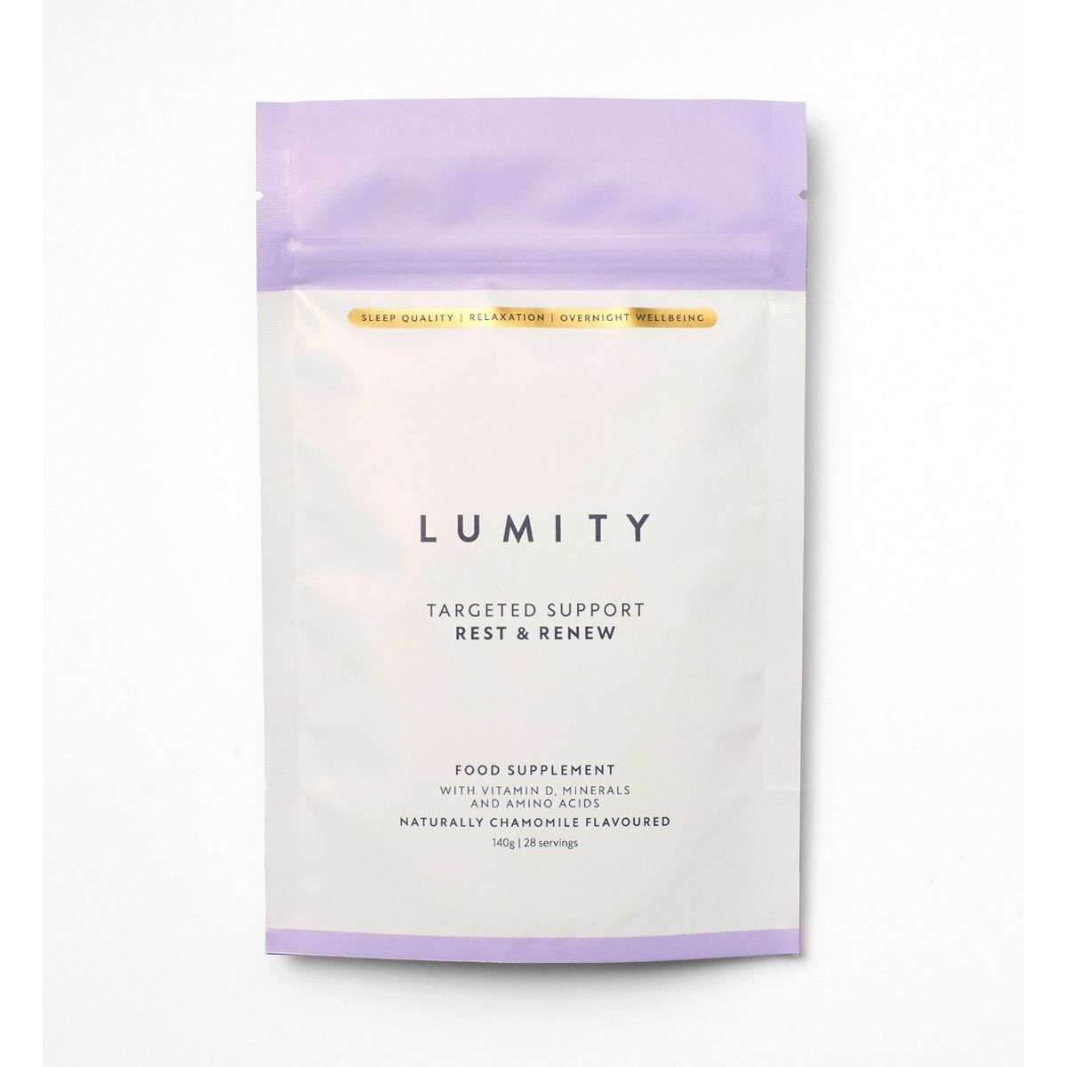 Lumity Rest & Renew Powder - 28 Servings Pouch (140G Each)