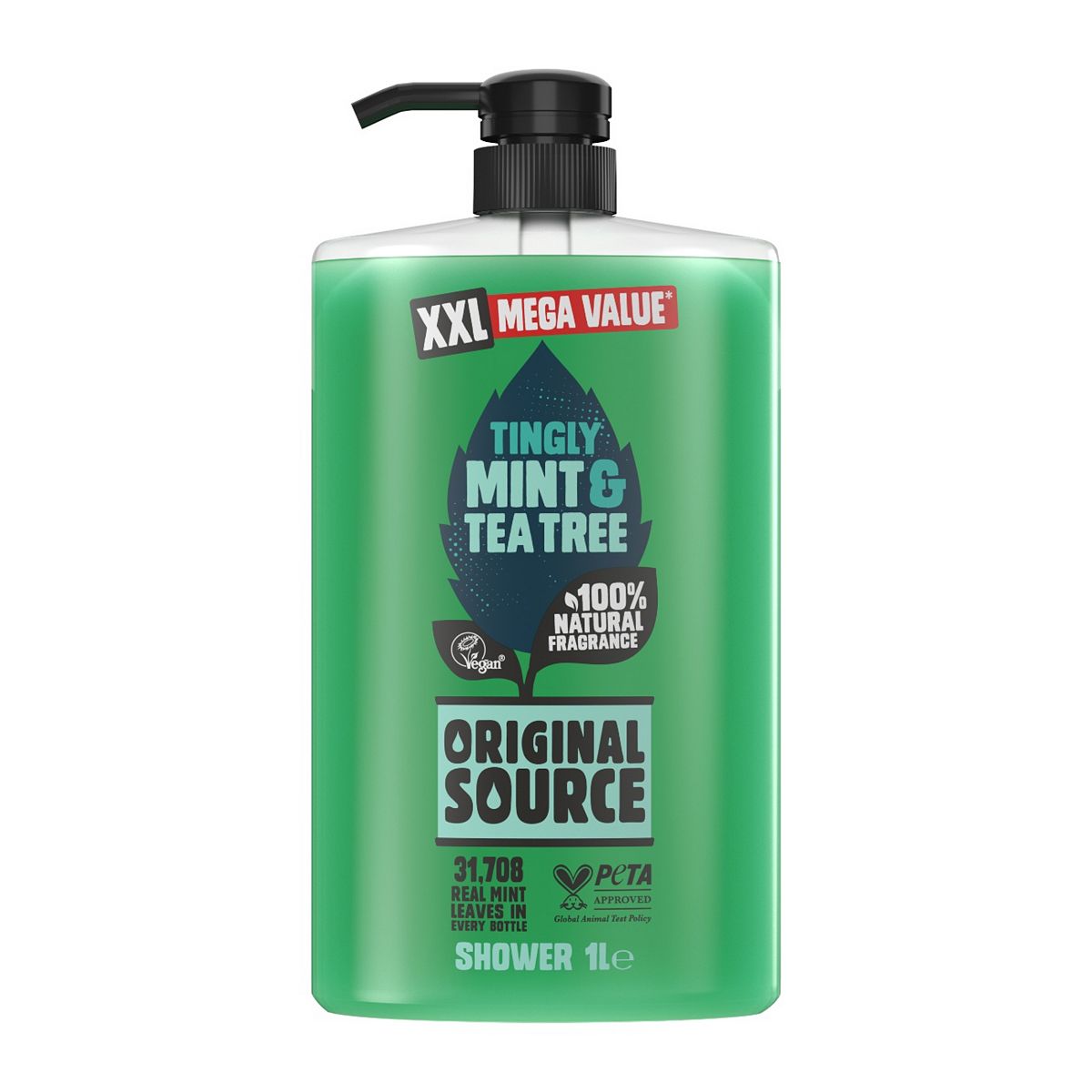 Original Source Shower Gel Mint & Tea Tree 1L