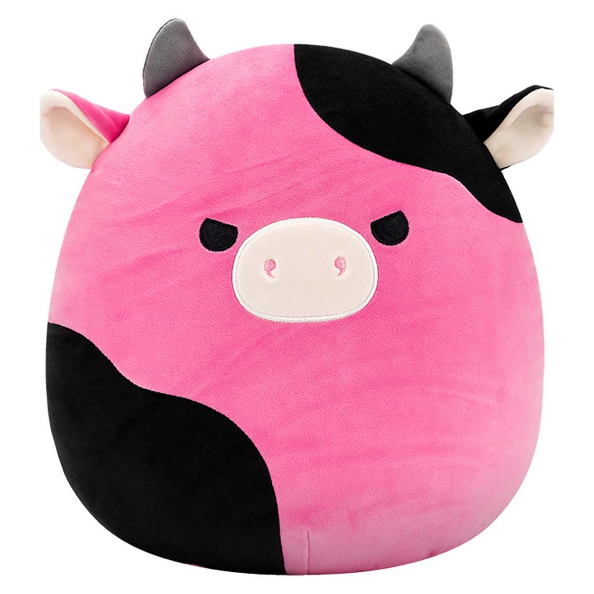 Squishmallows 12 Inch Pollyanna Black And Pink Cow Plush