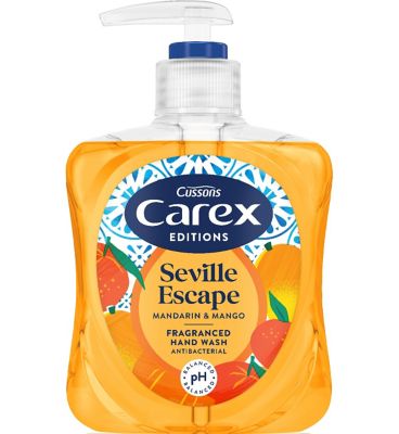 Carex Editions Seville Escape Mandarin And Mango Antibacterial Handwash 250ml