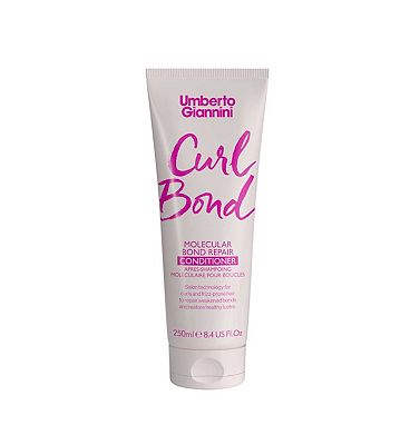 Click to view product details and reviews for Umberto Giannini Curl Bond Molecular Bond Repair Conditioner 250ml.