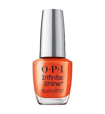 Click to view product details and reviews for Opicons Infinite Shine Long Wear Gel Like Polish Shock Em Orange 15ml.