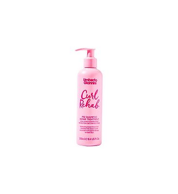 Click to view product details and reviews for Umberto Giannini Curl Rehab Pre Shampoo Repair Treatment 250ml.