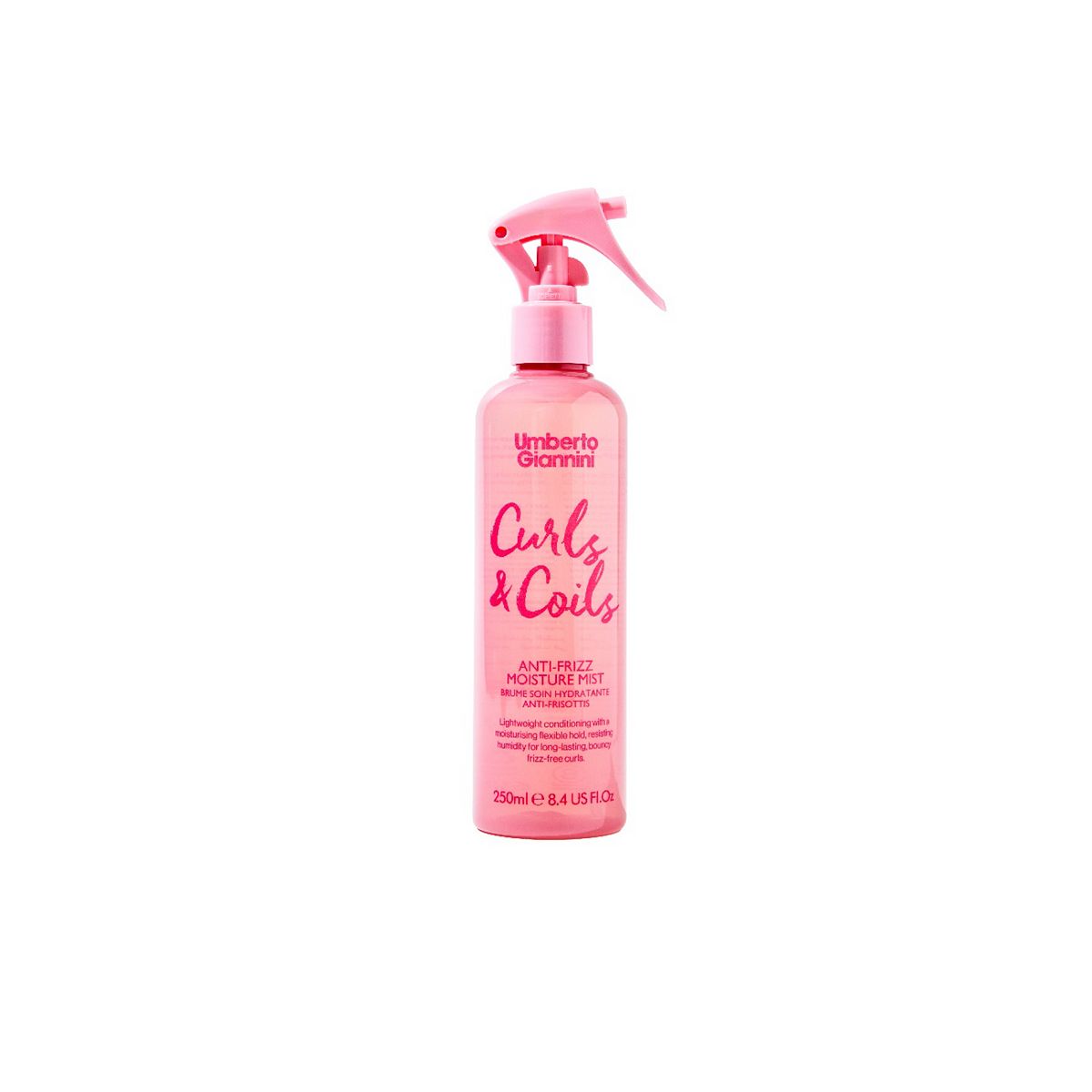 Umberto Giannini Curls & Coils Anti-Frizz Moisture Mist250 ml, 250ml