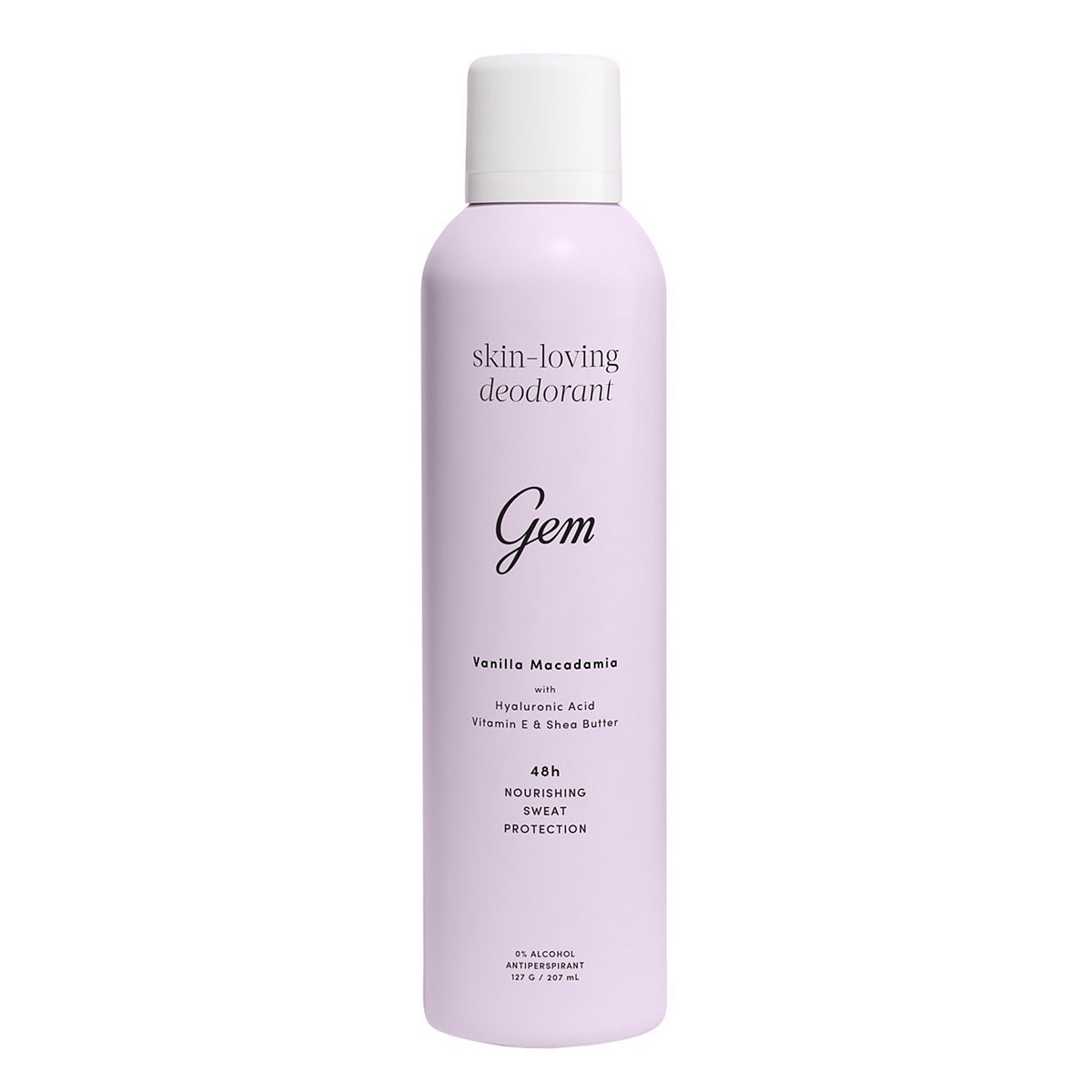 Gem Skin-Loving Antiperspirant Deodorant Vanilla Macadamia 207Ml