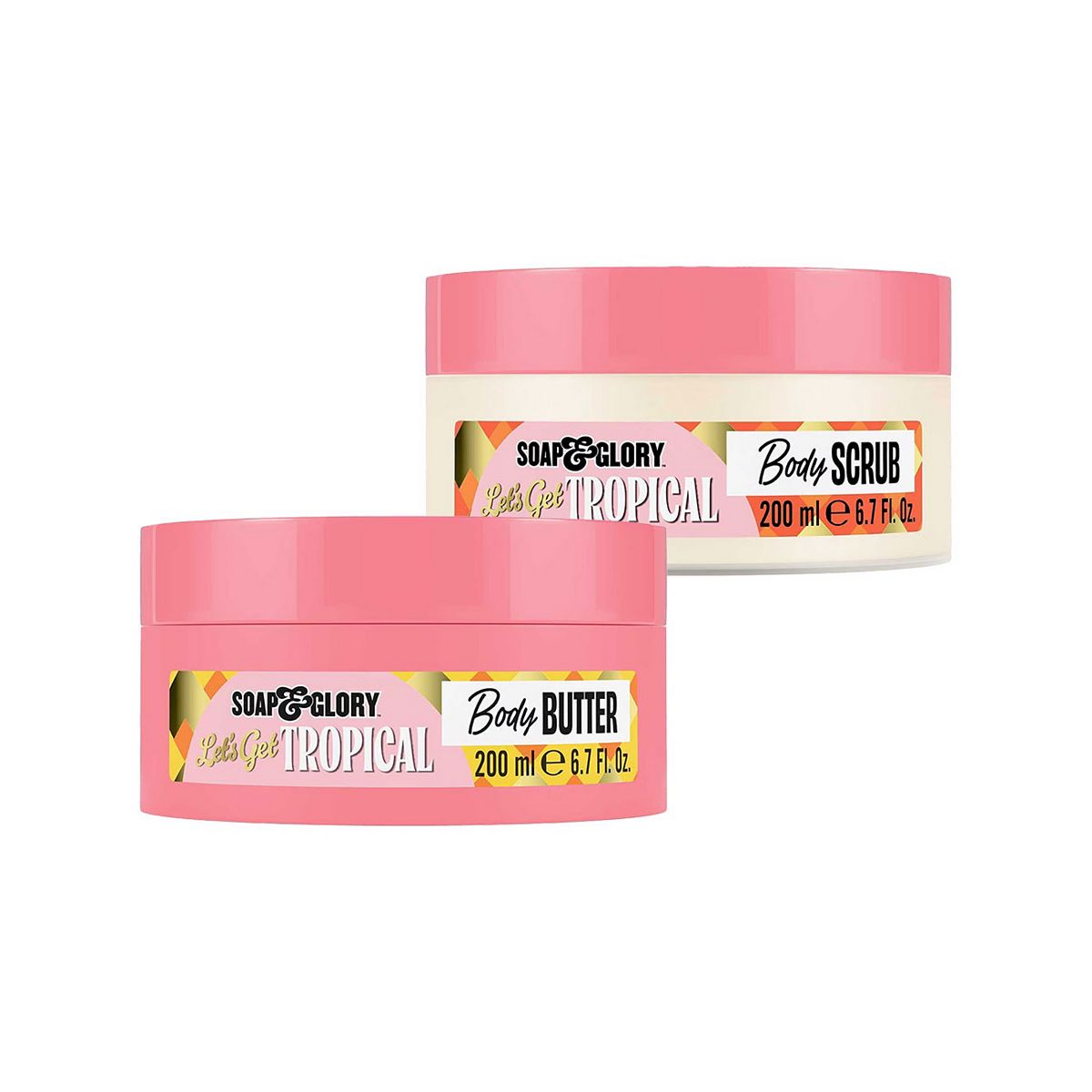 Soap & Glory Let's Get Tropical Scrub & Butter Duo
