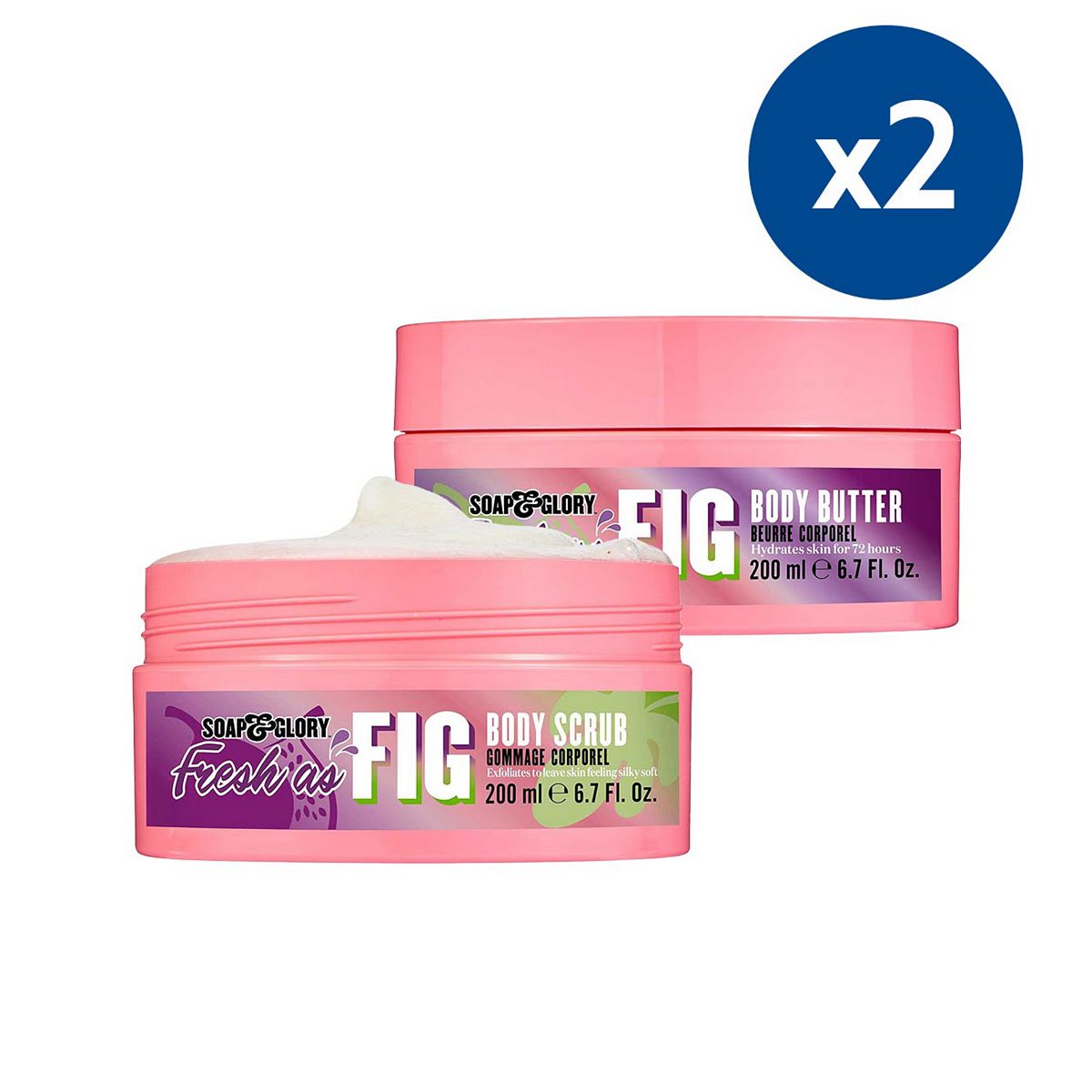 Soap & Glory Fresh As Fig Scrub & Butter Duo
