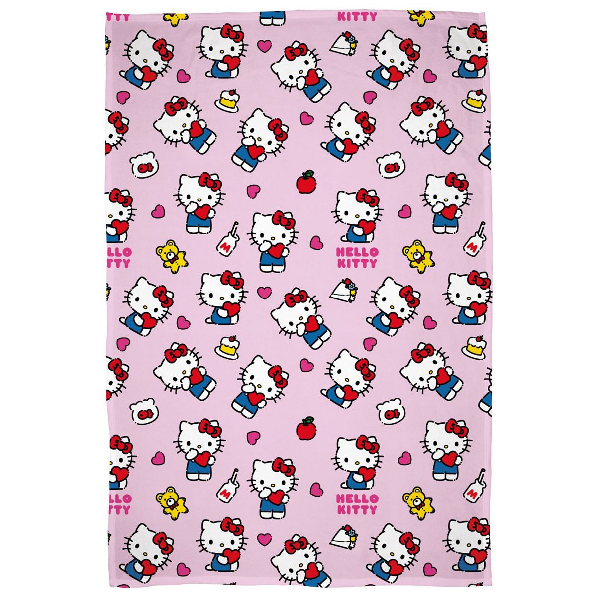 Hello Kitty Flannel Fleece Blanket