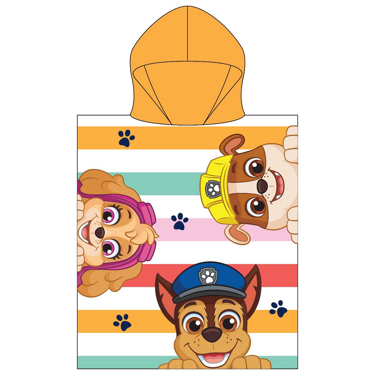 Paw Patrol Sunny Poncho Multicolor