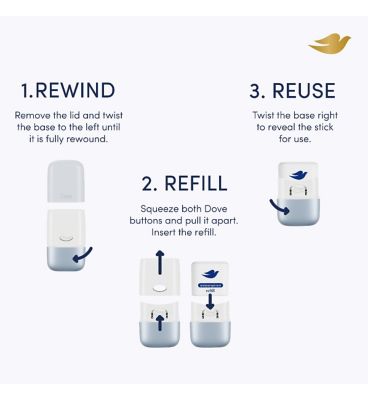 Dove Peony & Pineapple Anti-Perspirant Refill Pack 35ml (5)